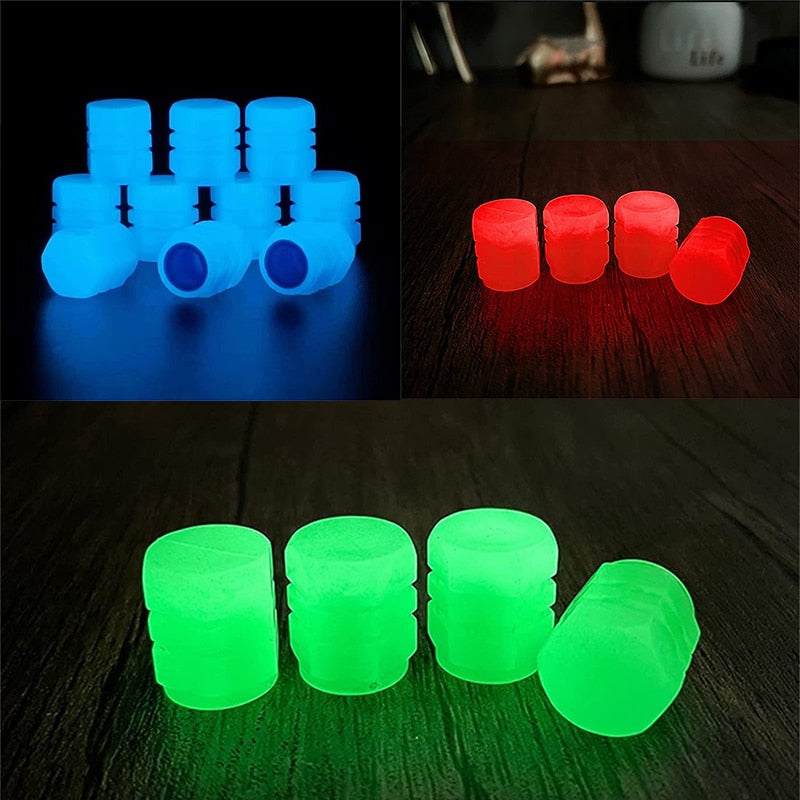 Luminous Valve Caps Glowing Wheel 20Pcs