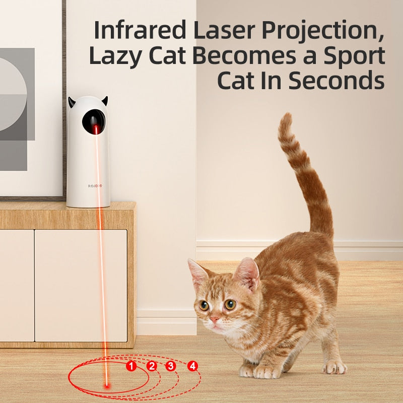 Automatic Cat Toys Interactive Smart LED Laser