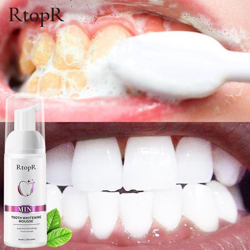 RtopR Teeth Cleansing Whitening Mousse 60ml