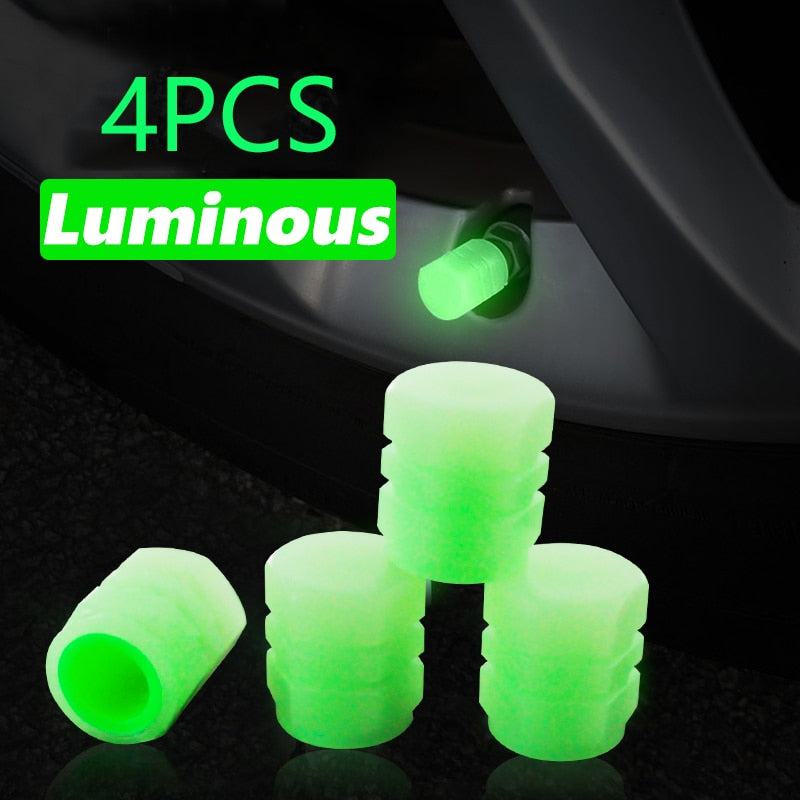 Luminous Valve Caps Glowing Wheel 20Pcs