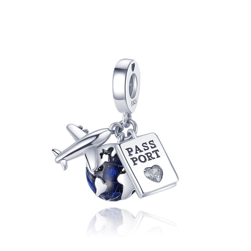 Charms 925 Evil Eye Owl Hot Air Balloon Blue Pandora Tortoise Heart