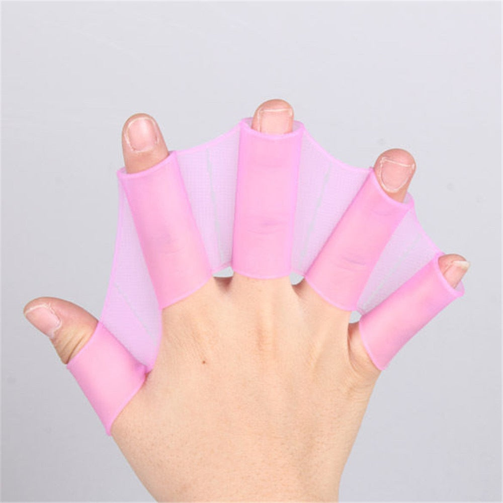 swimming hand finger fin learning swimming pool accessory