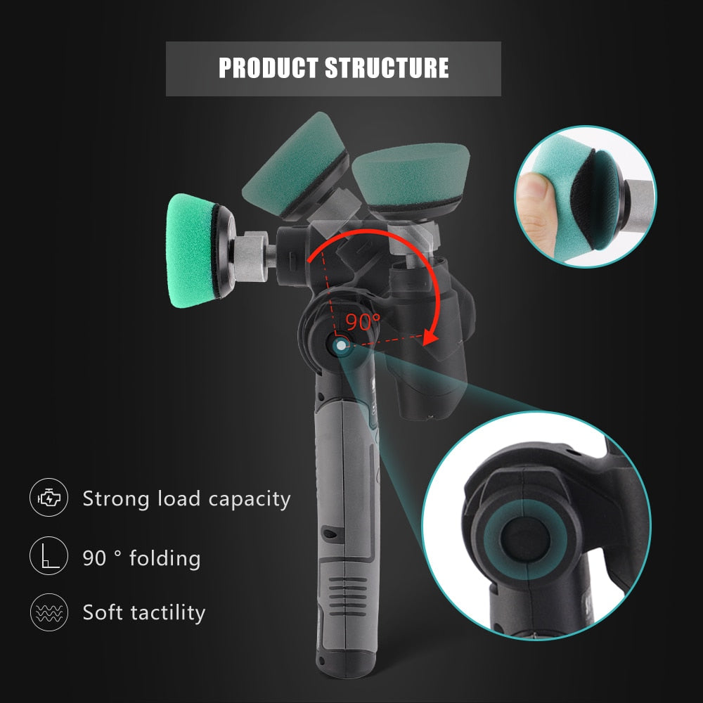 SPTA Cordless Mini Car Polisher 3.7V Micro