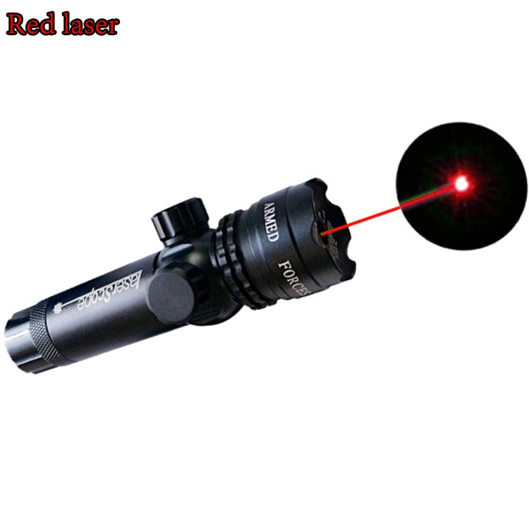 Tactical Hunting Red/Green Laser Dot Sight Adjustable