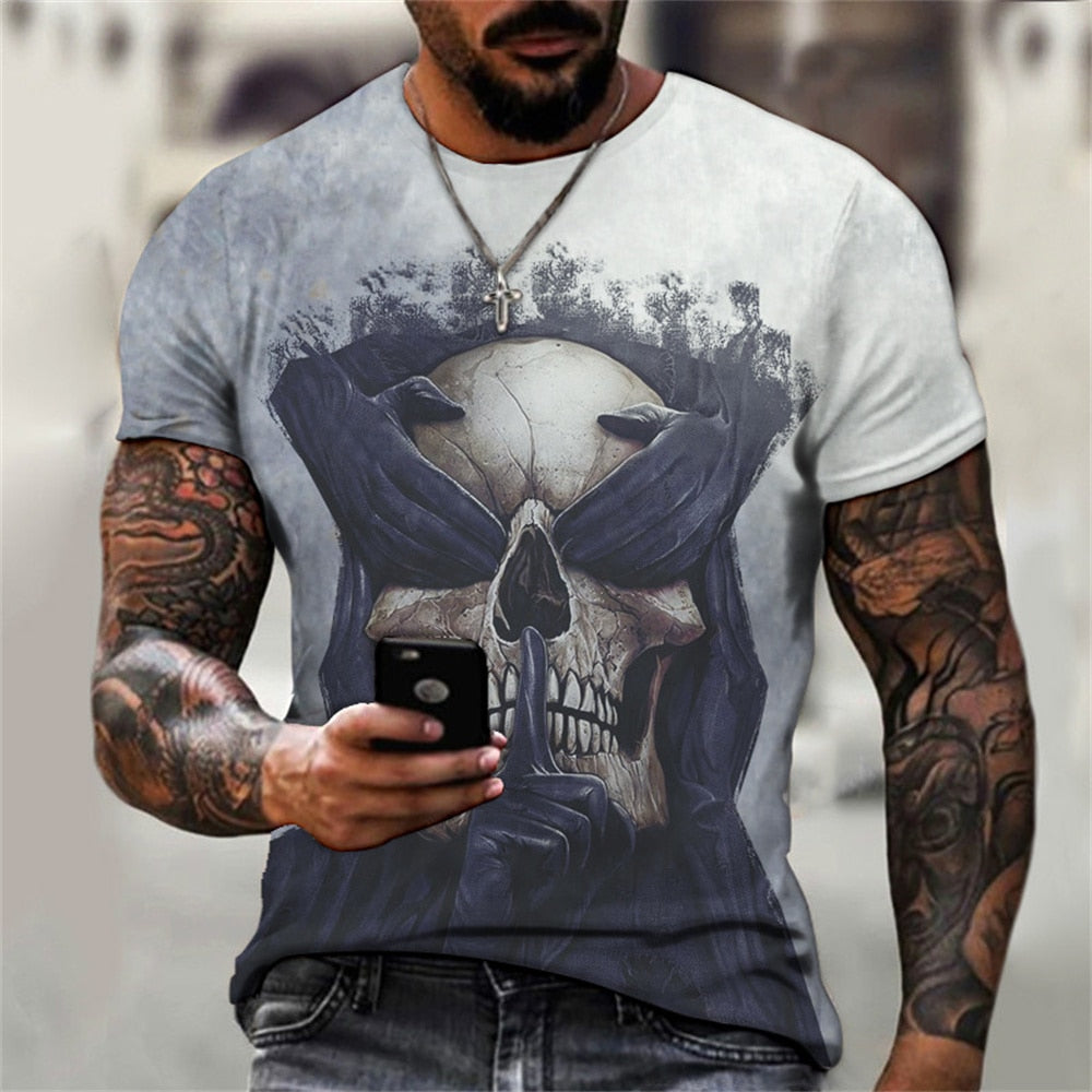 See Speak No Evil Skull Tee T Shirt