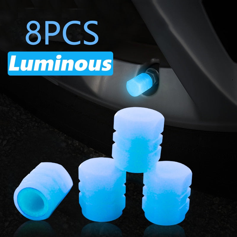 Luminous Valve Caps Glowing Wheel 20Pcs