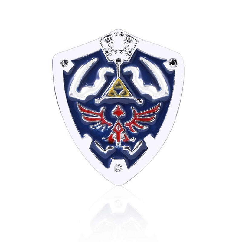 Zeldas Hylian Shield Keychain Breath of The Wild