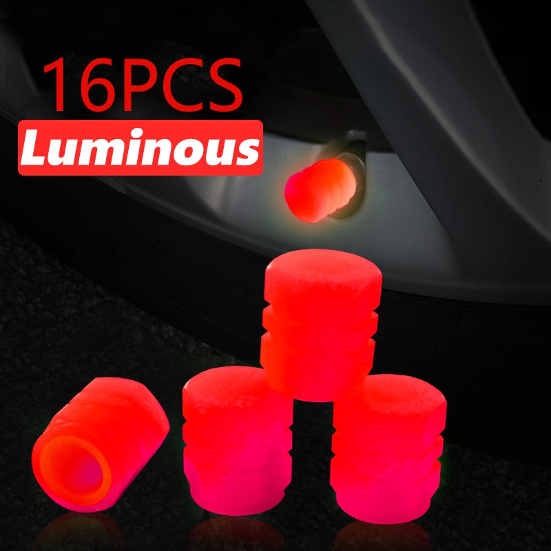 Luminous Valve Caps Glowing Wheel 20Pcs