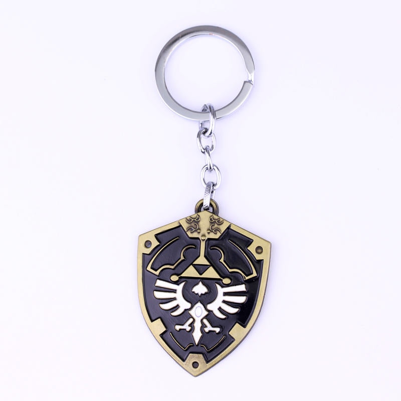 Zeldas Hylian Shield Keychain Breath of The Wild