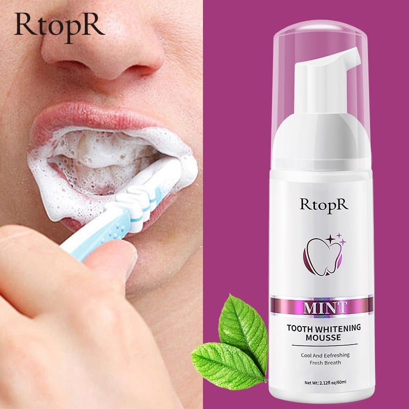 RtopR Teeth Cleansing Whitening Mousse 60ml