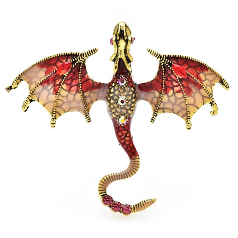 Dragon Brooches Multiple Colors