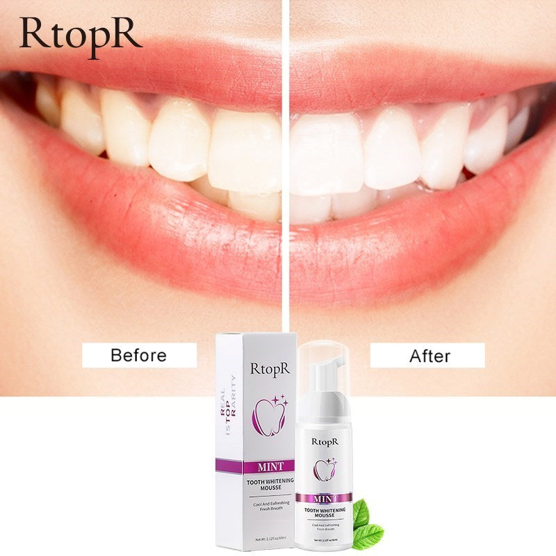 RtopR Teeth Cleansing Whitening Mousse 60ml