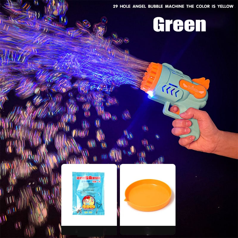 Bubble Gun Kids Toy Bubbles Machine