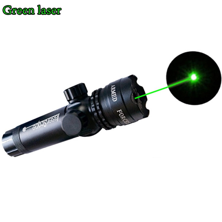 Tactical Hunting Red/Green Laser Dot Sight Adjustable