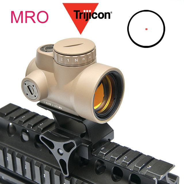 Murrays RMR SRO MRO Red Dot Sight Pistol Tactical  Collimator / Rifle Reflex Sight Scope fit 20mm Weaver Rail For Hunting Rifle