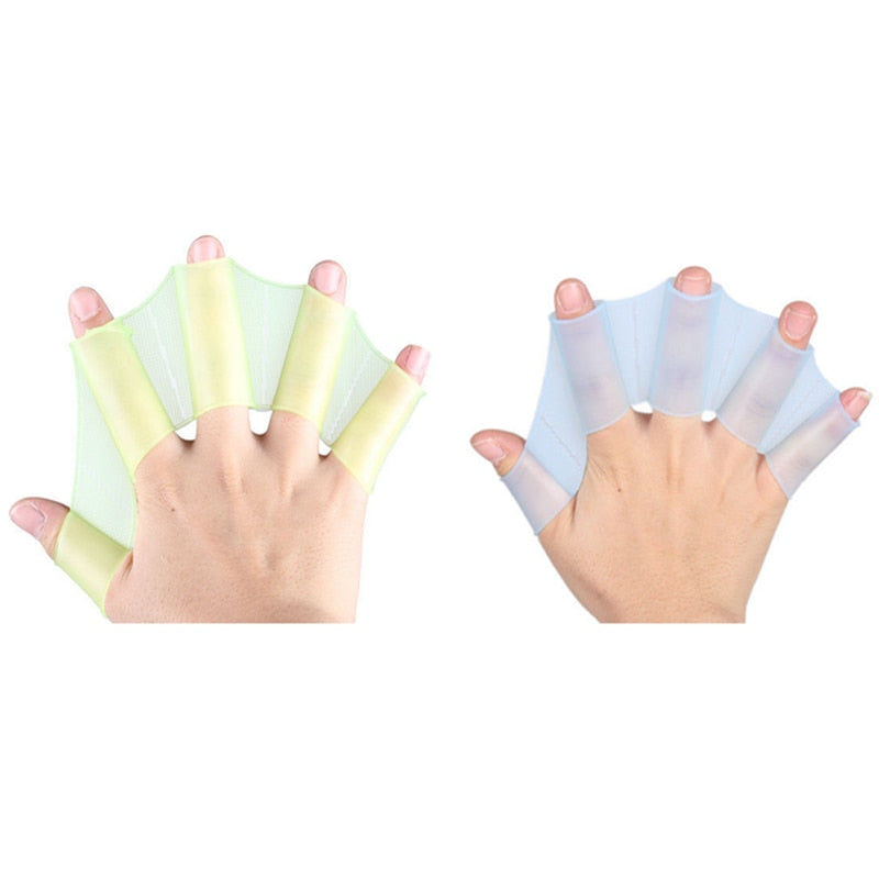 swimming hand finger fin learning swimming pool accessory