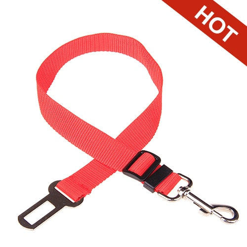 Adjustable Pet Cat Dog Car Seat  Belt Harness Lead Clip