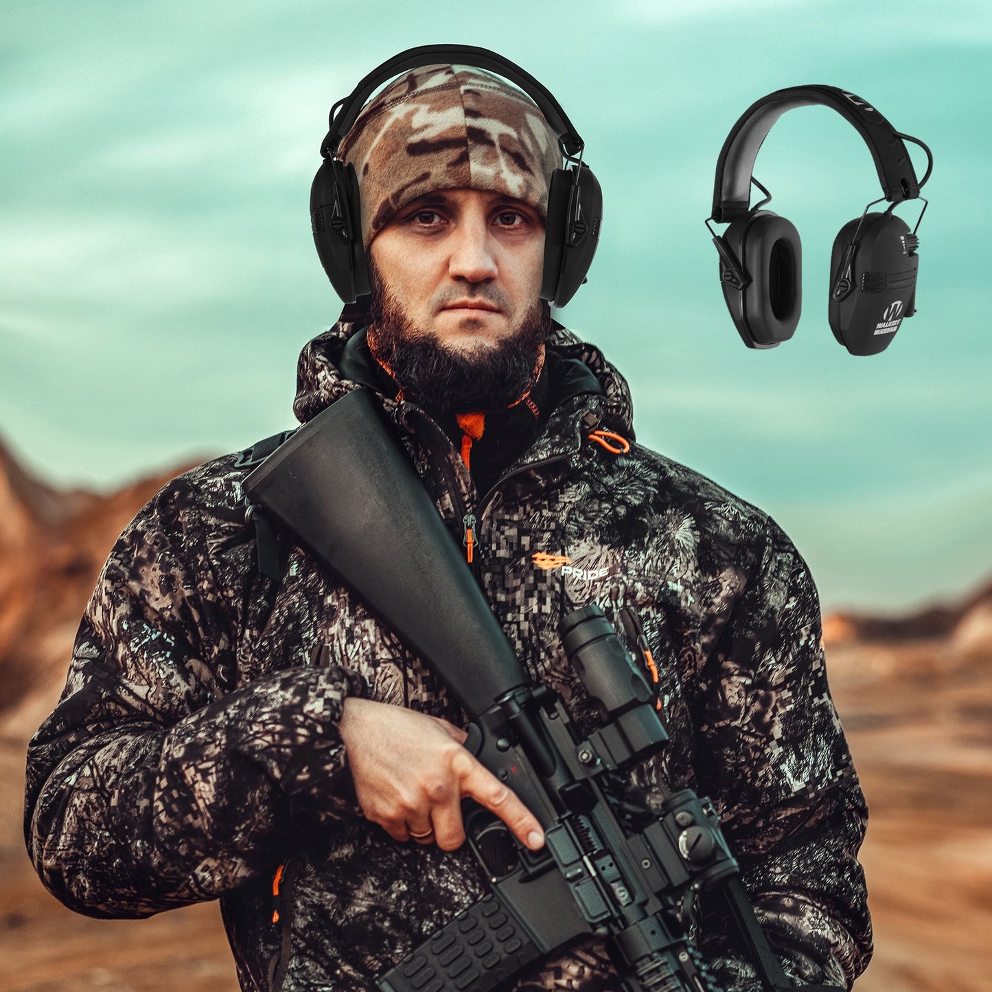 Shooting Ear Protection Safety Earmuffs Noise Reduction