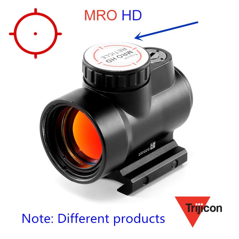 Murrays RMR SRO MRO Red Dot Sight Pistol Tactical  Collimator / Rifle Reflex Sight Scope fit 20mm Weaver Rail For Hunting Rifle