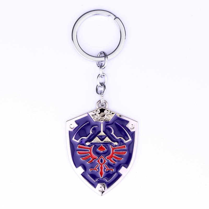 Zeldas Hylian Shield Keychain Breath of The Wild