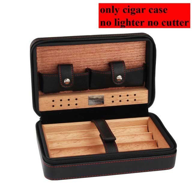 Portable Humidor Cigar Box Travel Cigar Case