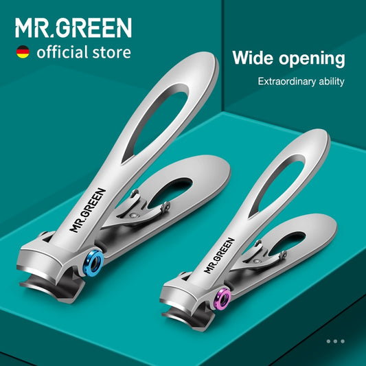 Nail Clippers Stainless Steel Two Sizes Fingernail Cutter Scissors