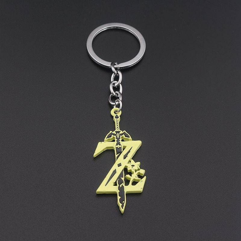 Zeldas Hylian Shield Keychain Breath of The Wild