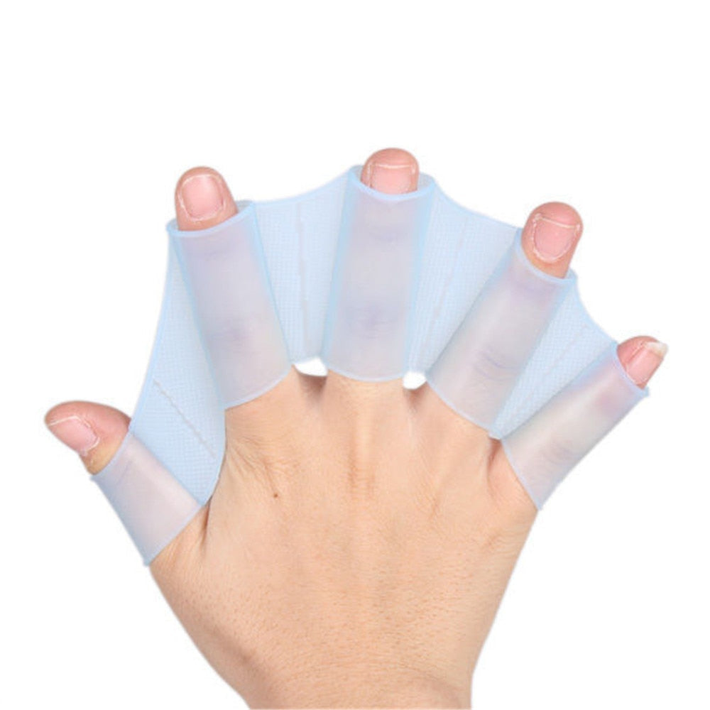 swimming hand finger fin learning swimming pool accessory