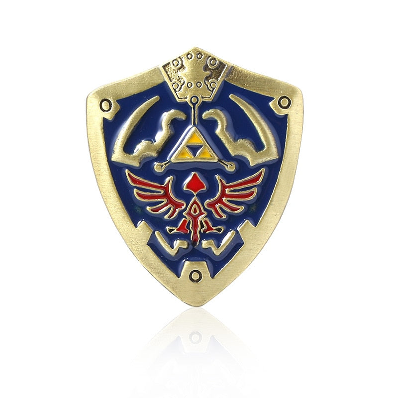 Zeldas Hylian Shield Keychain Breath of The Wild