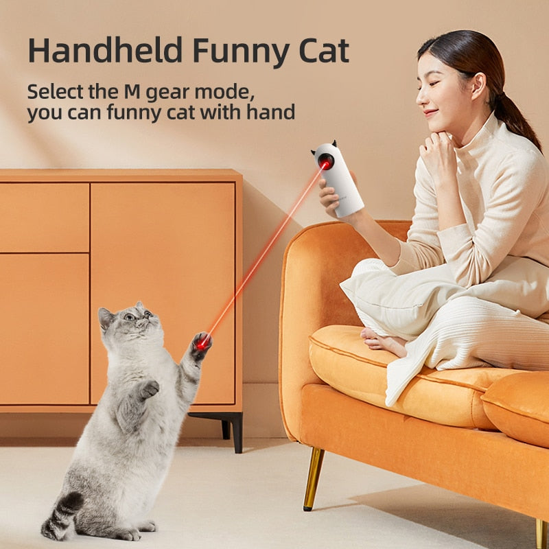 Automatic Cat Toys Interactive Smart LED Laser