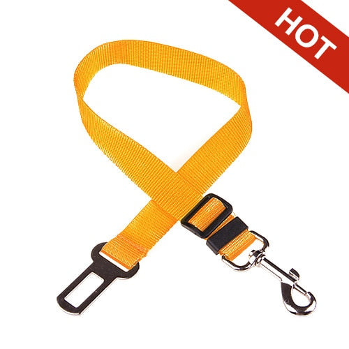 Adjustable Pet Cat Dog Car Seat  Belt Harness Lead Clip