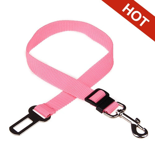 Adjustable Pet Cat Dog Car Seat  Belt Harness Lead Clip