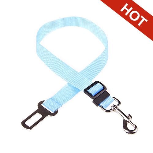 Adjustable Pet Cat Dog Car Seat  Belt Harness Lead Clip