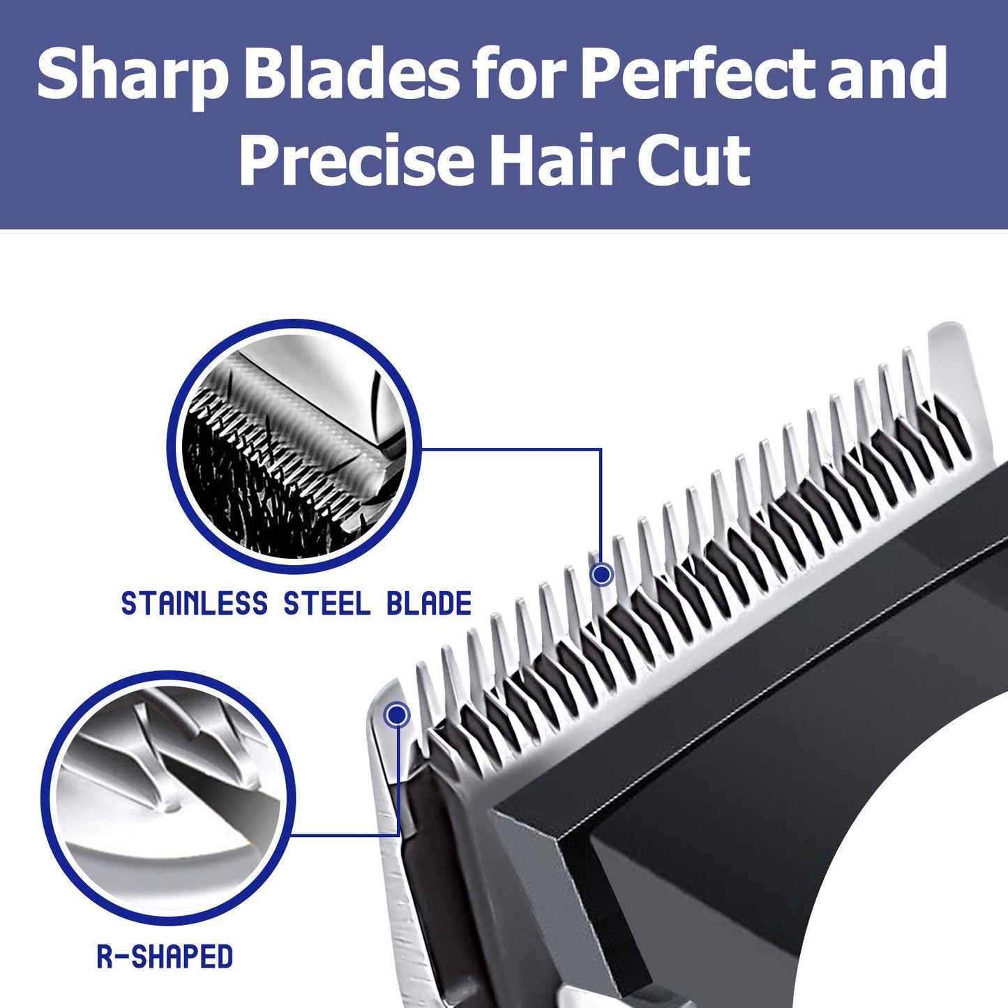 Professional Corded Hair Clippers Kit