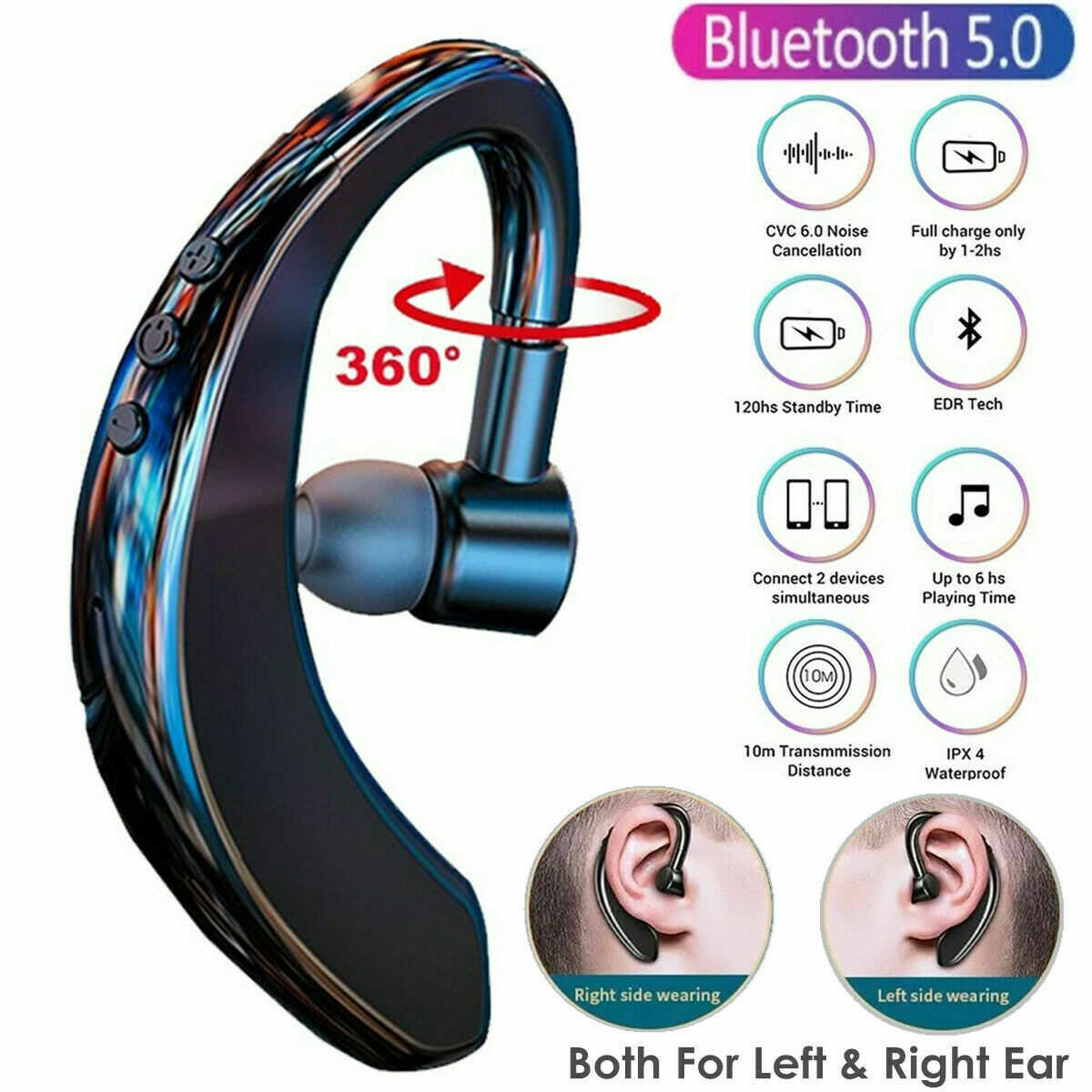 Bluetooth 5.0 Earpiece Wireless